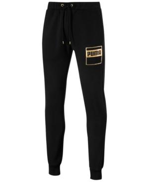 Puma Men's Rebel Metallic-logo Pants