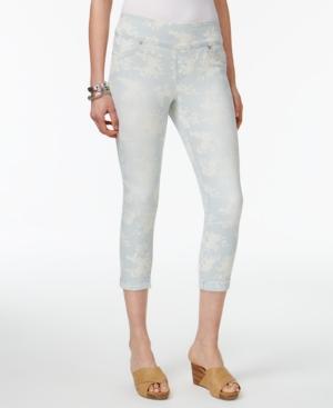 Style & Co Petite Ella Printed Cropped Boyfriend Jeans, Only At Macy's