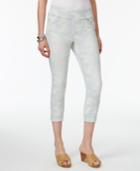 Style & Co Petite Ella Printed Cropped Boyfriend Jeans, Only At Macy's