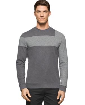 Calvin Klein Colorblocked Ponte Jacquard Knit Top