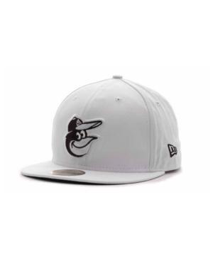 New Era Baltimore Orioles Mlb White And Black 59fifty Cap