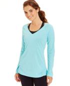 Ideology Heathered Long-sleeve Tee Women's Swimsuit