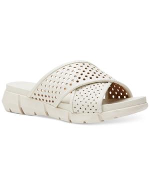 Calvin Klein Women's Whitley Perforated Flat Sandals Women's Shoes