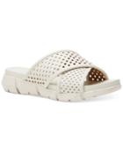 Calvin Klein Women's Whitley Perforated Flat Sandals Women's Shoes