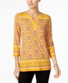 Charter Club Split-neck Tunic, Only At Macy's