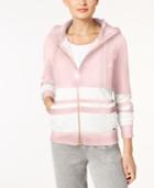 Calvin Klein Velour Striped Zip Hoodie, A Macy's Exclusive Style
