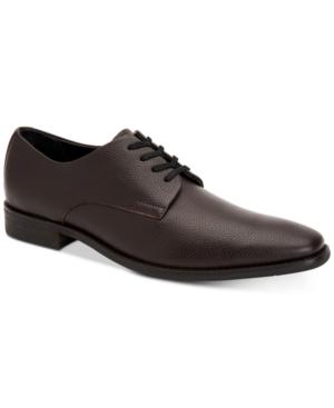 Calvin Klein Men's Ramses Tumbled Leather Oxfords Men's Shoes