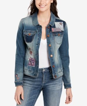 Vintage America Lena Patchwork Denim Jacket