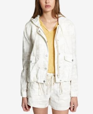Sanctuary Nova Linen Camouflage Hooded Jacket