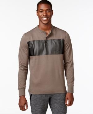 Sean John Men's Coated-panel T-shirt