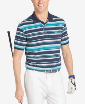 Izod Men's Executive Stripe Performance Golf Polo