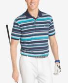 Izod Men's Executive Stripe Performance Golf Polo
