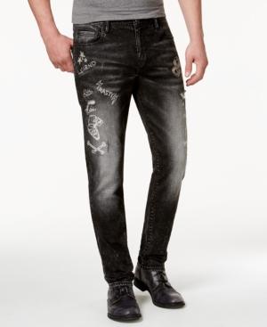 William Rast Men's Slim Straight Fit Dean Stretch Jeans