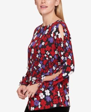 Tommy Hilfiger Split-sleeve Top, Created For Macy's
