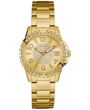 Guess Women's Gold-tone Stainless Steel Bracelet Watch 36mm U0779l2