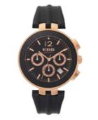 Versus Men's Logo Gent Chrono Black Strap Watch 44mm