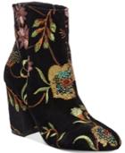 Steven By Steve Madden Women's Lissa Embroidered Booties Women's Shoes