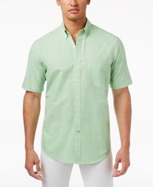 Club Room Men's Cross-hatch Shirt, Only At Macy's