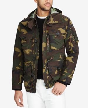 Polo Ralph Lauren Men's Camo Hooded Utility Jacket