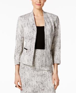 Kasper Chevron-print Blazer