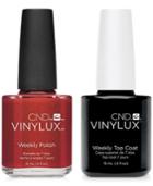 Creative Nail Design Vinylux Hand Fired Nail Polish & Top Coat (two Items), 0.5-oz, From Purebeauty Salon & Spa