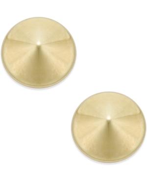 Conical Stud Earrings In 10k Gold