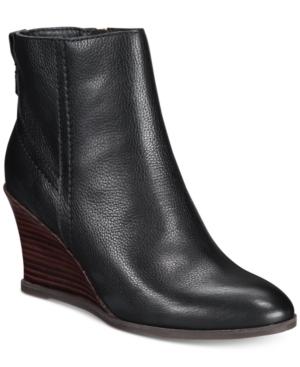 Lucca Lane Zippy Wedge Booties Women's Shoes