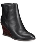 Lucca Lane Zippy Wedge Booties Women's Shoes