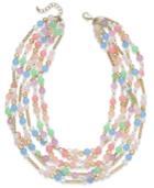 Charter Club Gold-tone Multi-layer Beaded Collar Necklace, Only At Macy's