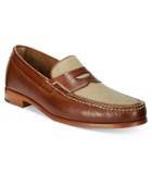 Johnston & Murphy Men's Danbury Linen Penny Loafers Men's Shoes