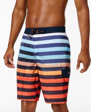 Speedo Men's Paradise Striped Board Shorts, 10