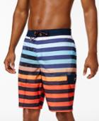 Speedo Men's Paradise Striped Board Shorts, 10