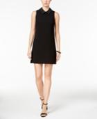 Julia Jordan Beaded-collar Shift Dress