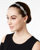 Josette Embellished Rhinestone Leaf Headband