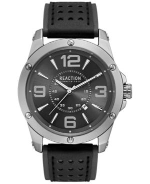 Kenneth Cole Reaction Men's Black And Gray Strap Watch 46mm