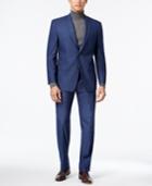 Marc New York By Andrew Marc Men's Classic-fit Blue Neat Suit