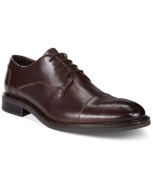 Alfani Men's Paul Leather Cap Toe Derbys, Created For Macy's Men's Shoes