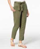 Style & Co Tie-belt Pants, Created For Macy's