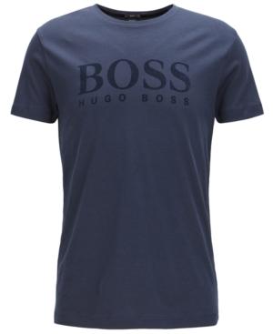 Boss Men's Logo-print Cotton T-shirt