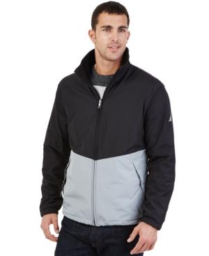 Nautica Big And Tall Midweight Colorblocked Reversible Jacket