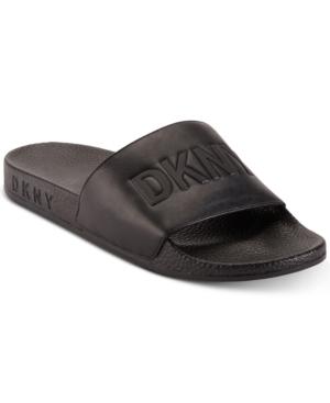 Dkny Men's Silos Logo Shower Slide Sandals Men's Shoes