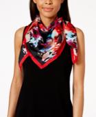 Kate Spade New York Blurry Floral Silk Square Scarf