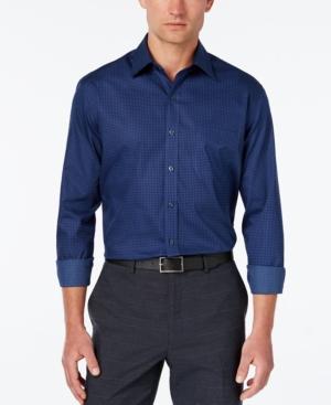 Tasso Elba Men's Big And Tall 100% Cotton Print Shirt, Regular Fit