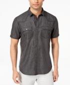 Inc International Concepts Men's Gray Denim Shirt, Created For Macy's