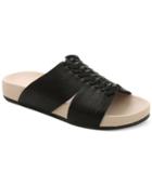 Nanette By Nanette Lepore Magda Woven Flat Slide Sandals Women's Shoes