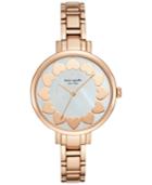 Kate Spade New York Women's Gramercy Rose Gold-tone Stainless Steel Bracelet Watch 34mm Ksw1036