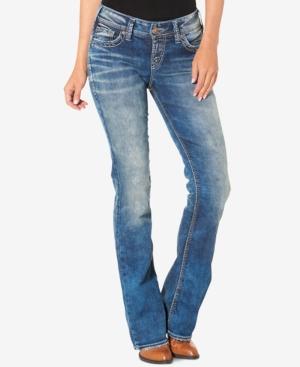 Silver Jeans Suki Medium Blue Wash Bootcut Jeans