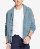 Polo Ralph Lauren Men's Indigo Cotton Shawl Cardigan
