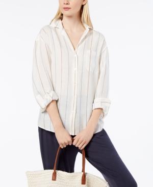Weekend Max Mara Striped Linen Shirt