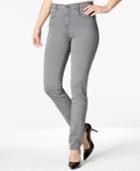 Style & Co Tummy Control Slim-leg Jeans, Whisper Gray Wash, Only At Macy's